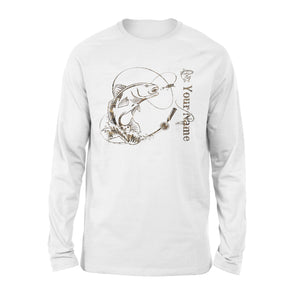 Redfish fishing camo personalized redfish fishing tattoo shirt perfect gift - Standard Long Sleeve