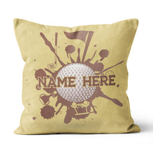 Load image into Gallery viewer, Vintage Golf Elements Custom Pillow Personalized Golf Gifts For Golfer LDT1204