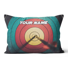 Load image into Gallery viewer, Personalized 3D Target Archery Pillow Custom Throw Pillow Archery Gifts VHM0858