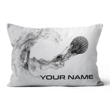 Load image into Gallery viewer, Smoke Golf Ball Custom Golf Throw Pillow Personalized Cool Golf Gifts LDT1124