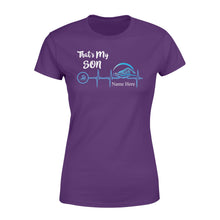 Load image into Gallery viewer, Swimming that&#39;s my son shirt and hoodie