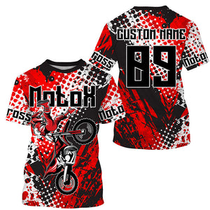 MotoX riding jersey extreme kid&adult UPF30+ personalized Motocross off-road long sleeves shirt PDT251