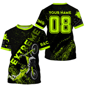 Custom number&name dirt bike racing jersey youth men UV camo motocross off-road motorcycle shirt PDT155