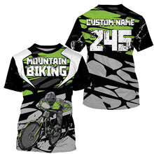 Load image into Gallery viewer, Mountain biking jersey kids youth UPF30+ MTB shirt boys girls cycling jersey mens downhill clothes| SLC255