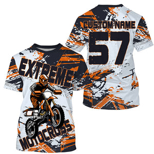 Kid men women extreme Motocross racing jersey UPF30+ custom Dirt Bike off-road shirt motorcycle PDT412
