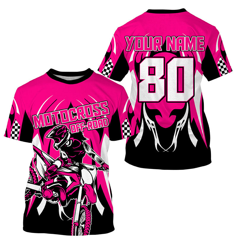 MX racing jersey girl women Motocross off-road youth UV dirt