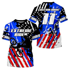 Load image into Gallery viewer, Personalized BMX jersey Adult kid American bike shirts UPF30+ bicycle clothes USA Cycling gear| SLC81