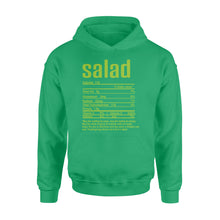 Load image into Gallery viewer, Salad nutritional facts happy thanksgiving funny shirts - Standard Hoodie