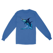 Load image into Gallery viewer, Blue Marlin Deep Sea Fishing T Shirts, Marlin Saltwater Fishing Shirt Offshore Fishing IPHW3895