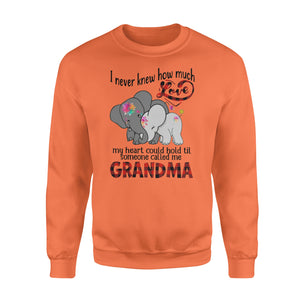 Love grandma, grandmother 's shirt, gift  for grandma NQS779 D03 - Standard Crew Neck Sweatshirt