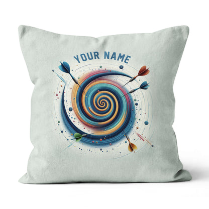 Spiral Dartboard Custom Pillow Personalized Darts Gifts For Dart Player LDT1163