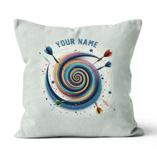Load image into Gallery viewer, Spiral Dartboard Custom Pillow Personalized Darts Gifts For Dart Player LDT1163