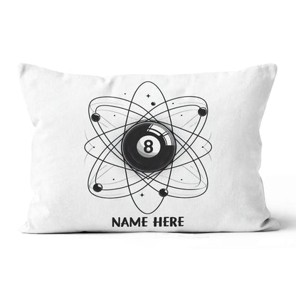 8 Ball Pool Funny Pillows Custom Adjustable Pillow For Billiard Lovers TDM0850