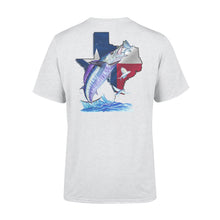 Load image into Gallery viewer, Wahoo season Texas wahoo saltwater fishing - Standard T-shirt