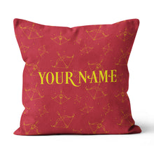 Load image into Gallery viewer, Personalized 3D Red Bow Arrow Archery Pillow Custom Archery Gifts Ideas VHM0872