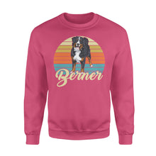 Load image into Gallery viewer, Custom name Berner dog personalized gift Crew Neck Sweatshirt