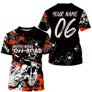 Personalized Motocross off-road jersey UPF30+ extreme kid&adult dirt bike racing motorcycle shirt PDT261