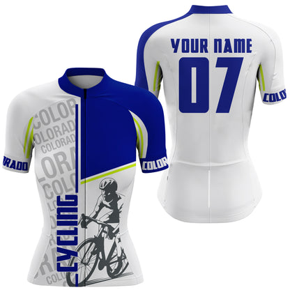 Custom Colorado Cycling Jersey Cyclist CO Flag Bicycling Motocross Road Biking| NMS809