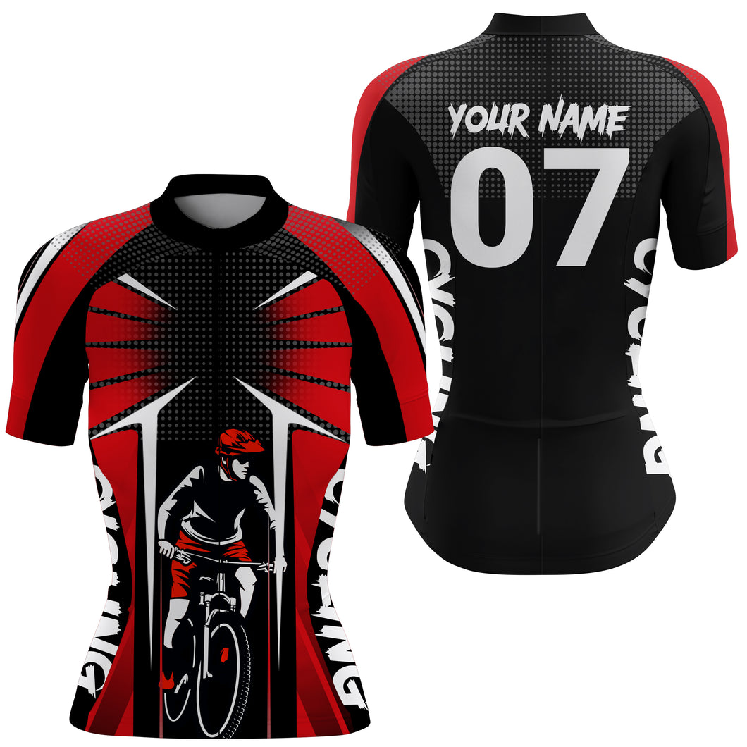 Custom Womens Cycling Jersey Bicycling MTB BMX Biking Downhill Road Cycle Racing| NMS815