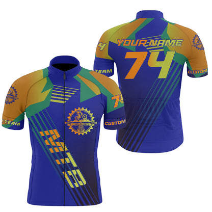 Mens long short sleeve Mountain bike cycling jersey with pockets MTB cycle gear Bicycling shirt| SLC121