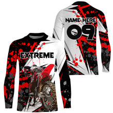 Load image into Gallery viewer, Kid Adult Motocross jersey personalized UPF30+ Extreme dirt bike racing long sleeves NMS1101