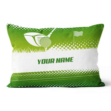 Load image into Gallery viewer, Golf Game Green Background Custom Golf Pillow Personalized Golf Gifts LDT1093