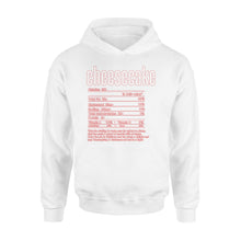 Load image into Gallery viewer, Cheesecake nutritional facts happy thanksgiving funny shirts - Standard Hoodie