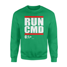 Load image into Gallery viewer, Run CMD  Computer Nerd - Standard Crew Neck Sweatshirt