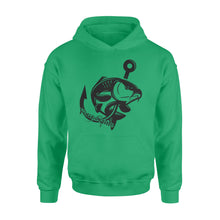 Load image into Gallery viewer, Carp fishing tattoos Customize name Hoodie, personalized fishing gifts for fisherman - NQS1208