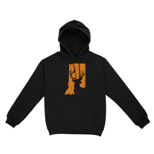 Bucks of Indiana deer hunting hunter orange, Indiana hunting, deer hunting shirt D03 NQS2920 Standard Hoodie