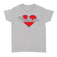 Load image into Gallery viewer, Heart Personalized Valentine T-shirt - Gift for Boyfriend, Girlfriend on Valentine day - FSD1007