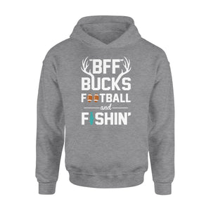 BFF bucks football and fishing - Standard Hoodie