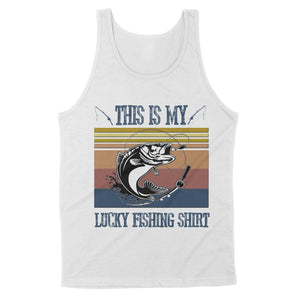 Lucky Largemouth Bass Fishing Vintage style Tanktop design This is my Lucky Fishing shirt for Fishing lovers - SPH96