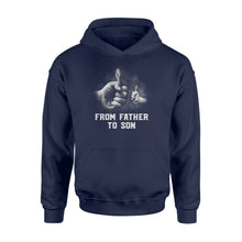 Load image into Gallery viewer, From Father to son Fishing Hoodie shirt Fish hook - SPH54