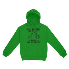 Load image into Gallery viewer, Dogs and horses make me happy humans make my head hurt D01 NQS2894 Standard Hoodie