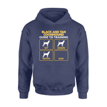 Load image into Gallery viewer, Black and Tan Coonhound Hoodie | Funny Guide to Training dog - FSD1090