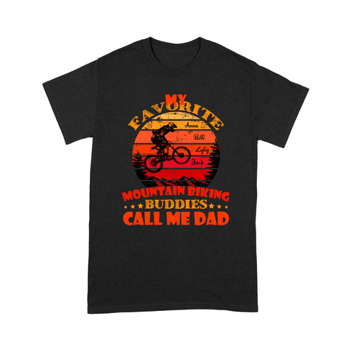 Mountain Biking Dad Shirt, Customize Name Dad Shirt, Best Dad Ever, Gift for Dad| JTS465