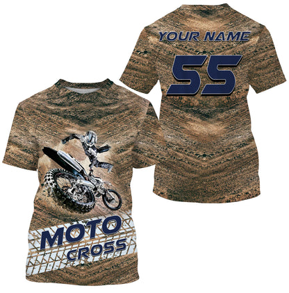 Motocross Rider Personalized Long Sleeves, Hoodie, T-shirt, All Over Printed Motorcycle Off-road Dirt Racing Shirt| NMS300