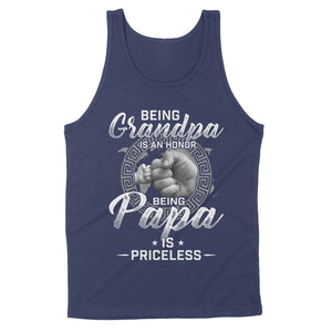 Being Grandpa is an honor, being papa is priceless NQS774 D06 - Standard Tank