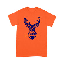 Load image into Gallery viewer, Deer hunting Deer Head custom name T-shirt, Hoodie, Long sleeve - FSD1209