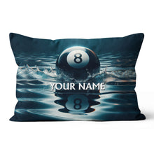 Load image into Gallery viewer, Personalized Water 8 Ball Billiard 3D Pillow, Best Throw Pillow Billiard VHM0894