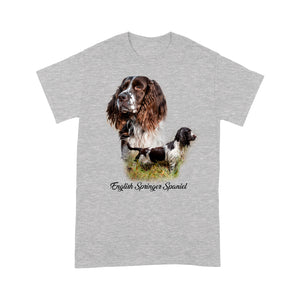 English Springer Spaniel - Bird Hunting Dogs T-shirt FSD3796 D02