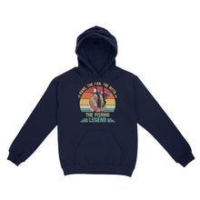 Load image into Gallery viewer, Custom name picture the man the myth the fishing legend personalized gift Standard Hoodie