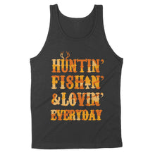 Load image into Gallery viewer, Hunting Fishing Loving Everyday Tank top Orange Camo - SPH95