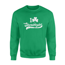 Load image into Gallery viewer, Clover Shenanigans Funny Irish Clover St Saint Patricks Day - Standard Crew Neck Sweatshirt