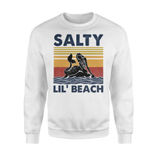 Load image into Gallery viewer, Salty Lil&#39; Beach Mermaid Vintage Standard Crew Neck Sweatshirt