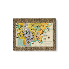 Load image into Gallery viewer, Ducks goose swans fly US map Matte Canvas (1.25&quot;)