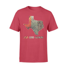 Load image into Gallery viewer, Texas slam live love fishing Texas map - Standard T-shirt