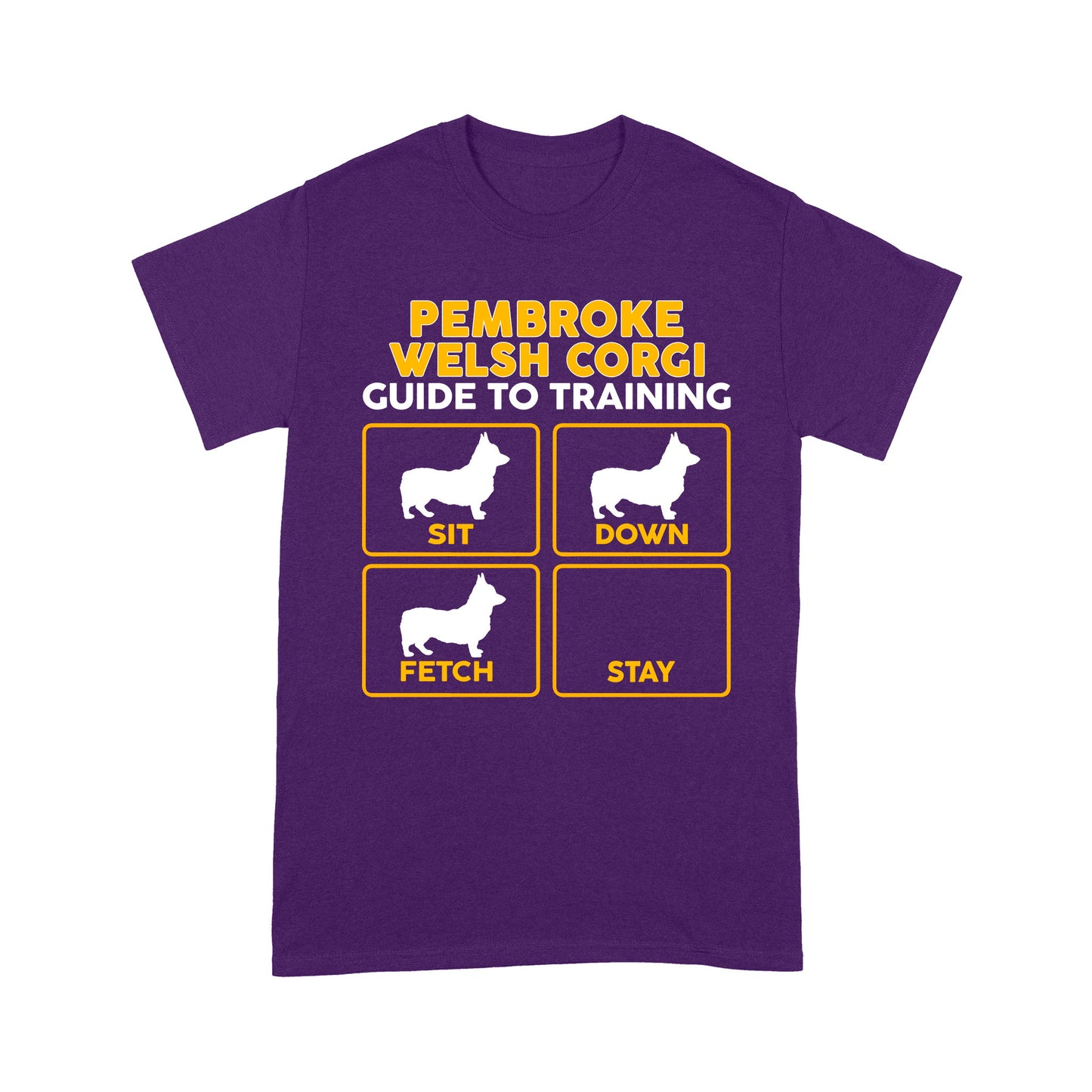 Pembroke Welsh Corgi Standard T-shirt | Funny Guide to Training dog - FSD2409D08