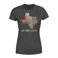 Load image into Gallery viewer, Texas slam live love fishing Texas map - Standard Women&#39;s T-shirt